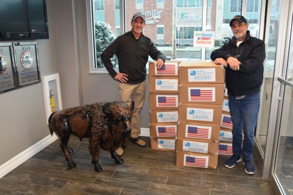 Todd Shatkin DDS - Dr. Todd Shatkin - Halloween Candy Buy Back - Buffalo NY - 611 Pounds of Candy Collected for our Troops