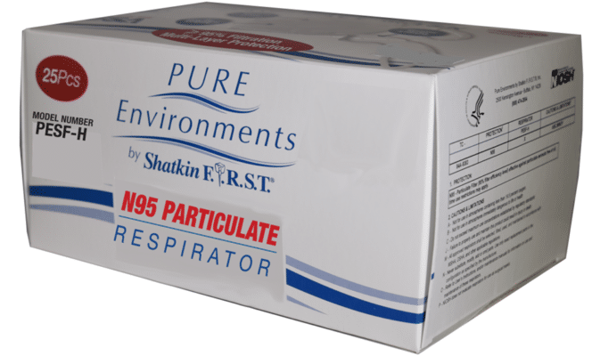 N95 Respirators by Pure Environments by Shatkin FIRST - Only $1 each!